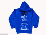 Wool kids casual hoddie in printed net design, perfect for 1-2 or 2-3 year olds. Made in India
