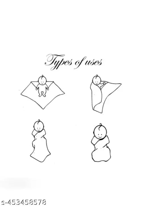 Soft 100% Muslin Cotton Towels for Babies (2-Pack), Breathable & Hypoallergenic, Indian origin