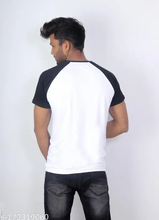 Red polyester short-sleeve Singh Is King T-shirt, Indian-inspired print design