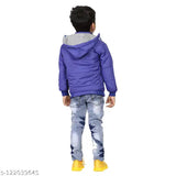 Colorblocked nylon jacket for boys, 0-3 months, official club style from India