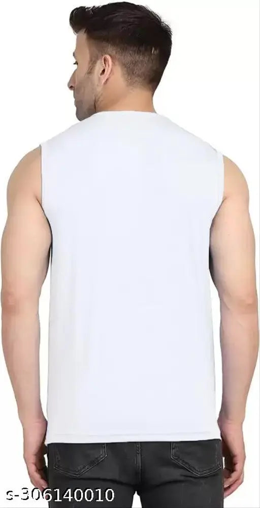 Nann ToyS The Rock WWE Bull Design Printed Cotton Blend Sleeveless T-shirt - Indian origin, premium polyester quality