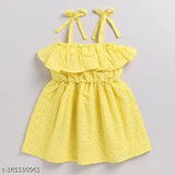 Cotton off-shoulder embroidered frock, Snuggly Monkey Girls collection, trendy and versatile fashion for toddlers aged 9 months - 5 years