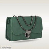 Women's floral embroidered PU sling bag, free size, boxy silhouette, 2 compartments, vibrant flowers, adjustable strap, Indian-made