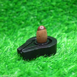 Small marble Narmadeshwar Shivling, 15 inches tall with a 3-inch base, for home pooja with Narmada stone yoni base. Authentic symbol of lord shiva's divine presence