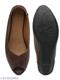 Synthetic AROOM women's ballerinas, comfortable & stylish slippers for casual or party wear. Solid pattern, easy slip-on design. Ideal with dresses, shorts, skirts. Sizes: IND-3 to IND-9. Made in India