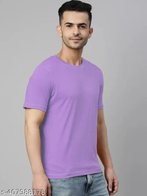 Men's trendy polyester t-shirt with printed back design, short sleeves, available in S, M, L, XL, XXL