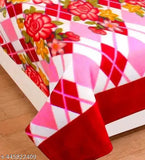 Pink fleece floral single bed blanket, Daksh Panipat StarTraveller