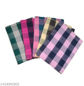 Pure checked cotton blankets (60x90 inches), set of 2 in attractive colors, suitable for all weather conditions