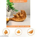 Krishna marble idol, handcrafted Laddu Gopal, Indian sacred figurine, intricate details, high-quality craftsmanship