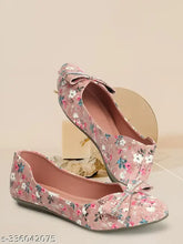 PU printed bellinas for women, elegant and quality nx footwear with closed back, comfortable sole
