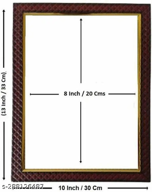 Synthetic resin, six-faced Lord Subramanya Swamy photo frame (9x12 inches), featuring Aarumuga Murugan and Nemili peacock, Indian religious artwork