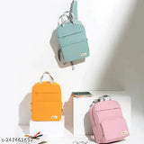 Green/Black polyester foldable travel backpack with water-resistant nylon fabric, big storage capacity, and adjustable shoulder straps. Perfect for men and women's day-to-day use or travel