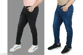Black pearl men's denim jeans pack of 2 - Dyed/washed jeans for men, available in sizes 28, 30, 32, 34, 36 (waist 28-36, length 42in), origin India