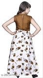 Embellished net cotton blend high low gown for kids, ethnic party wear inspired by celebrity looks