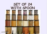 BPA-free, unbreakable square kitchen containers (350ml, 650ml, 900ml, 1400ml), ideal for food & grain storage – Indian made, stackable modular design