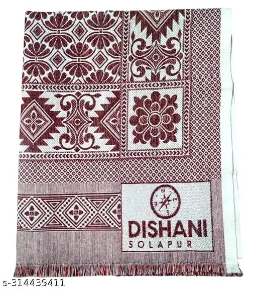 Vibrant Solapur chadar cotton bedsheet pack, premium quality ethnic motifs blanket for versatile usage