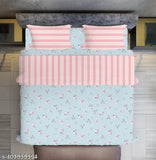 Queen size, cotton blend comforter set (25.5x22 inches), includes duvet cover and two pillow covers