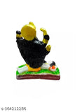 Poly Resin Kali Maai idol, multicolor Hindu mythology decor item for home or office