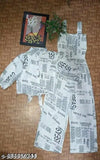 Women's and Girls printed crepe jumpsuit, sleeveless, vibrant pattern on net fabric. S (Bust 34in, Len 47in, Waist 30in, Hip 36in), M (Bust 36in, Len 47in, Waist 32in, Hip 38in). Indian made