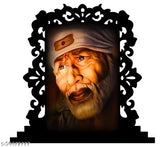 Multi-colored acrylic Saibaba idol for car dashboard or home decor, ideal spiritual gift item & showpiece for offices and studies. Perfectly sized at 10cm x 11.5cm x 2.5cm. Great for Diwali Gifts, Anniversary Gift, Birthday Gift, Festival Gifts, Housewarming Gifts. Made in India