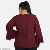 Rayon casual office tunic top, all sizes available for regular wear or office attire