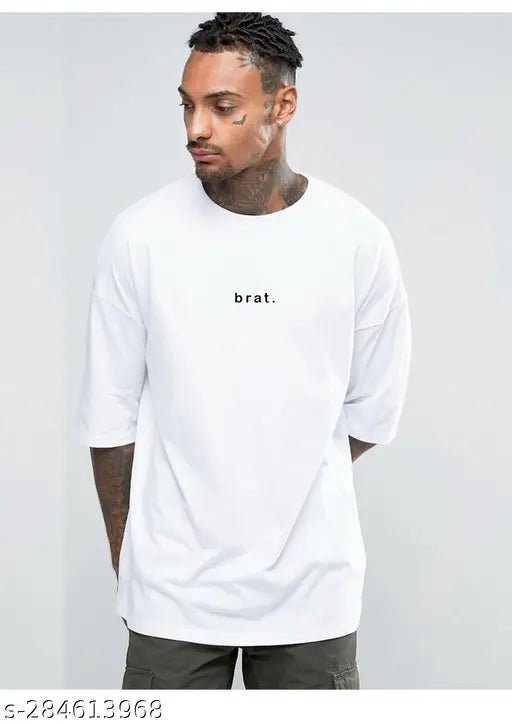 Oversized cotton Playboi Carti print t-shirt, short sleeves, unisex trendy clothing, made in India