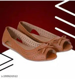 Brown synthetic bellies sandals, fashionable and comfortable for women and girls