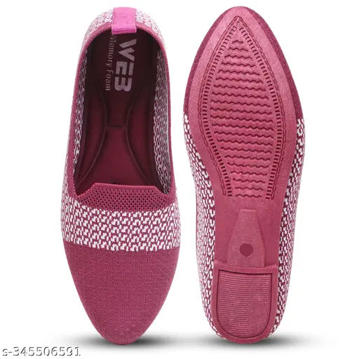 Indian-made, lightweight memory foam bellies for women & girls. Skin-friendly, padded, and comfortable slippers with embellished pattern. Ideal for diabetic and orthopedic foot care