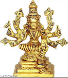 Brass Varahi Amman statue, 350gm, 8x7cm, Indian god idol
