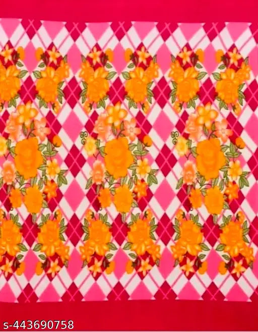 Trendy floral cotton baby blanket, free size with thread count 120 from India