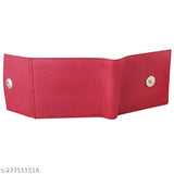 Artificial leather PU wallet, trendy and fashionable for everyday use. Solid-pattern formal/casual wallet by RockzoneEnterprise, free size (L: 9cm x W: 11cm)