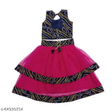 Elegant satin-bandhani print lehenga choli set for kids, featuring net dupatta with satin lace. Perfect for special occasions and festive seasons. Size 1-2 years, 21 in waist, 20 in length. Made in India