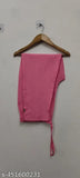Cotton pants combo for women: 3 pack - Solid black, white & pink cotton pants with side pockets, latest fashion trend from India