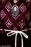 Maroon chiffon anarkali sharara set for girls, trendy stylish ethnic plazo top with dupatta