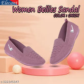 White PVC Ballerinas with knitting upper, slip-on design, comfortable for women, India origin