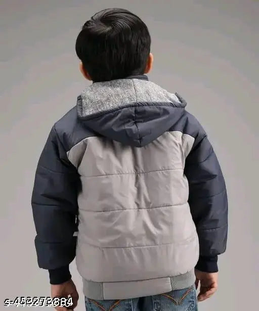 Solid nylon boys jacket, vibrant colors for active play, India-made 1-2 years & 6-7 years sizes
