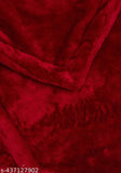 Lightweight maroon fur AC blanket for kids, ideal for 0-6 months, multipurpose baby sleeping bag