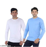Multicolor striped polyester men's regular fit full sleeve t-shirt, available in sizes S, L, XL