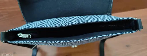 Multicolor women's fashionable poly canvas sling bag with adjustable strap, features 2 compartments, ideal for girls, originates from India