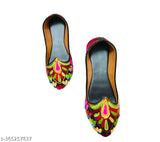 Trendy synthetic leather Kashmiri belly juti for women, woven design in various sizes (IND-4, IND-5, IND-6, IND-7, IND-8, IND-9), made in India