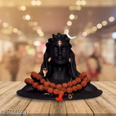 Big size, poly resin Adi Shankara statue for car decor & office table decor, Indian-made