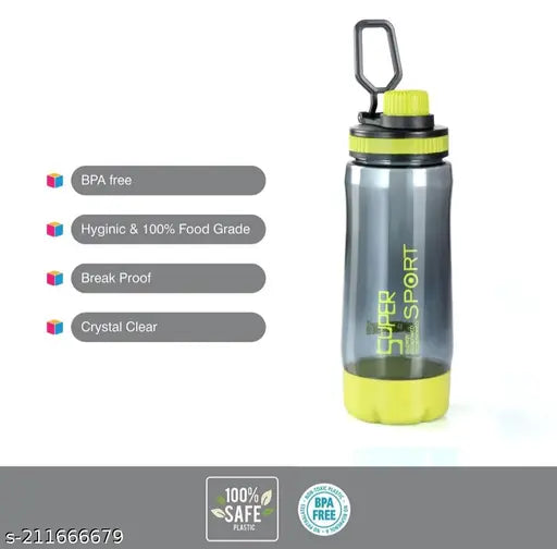 Green BPA-free sports water bottles set of 2 for kids, ideal for gym use and storing cold beverages