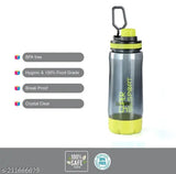 Green BPA-free sports water bottles set of 2 for kids, ideal for gym use and storing cold beverages