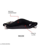 Embroidered net fabric beaded sling for women & girls, free size, trendy accessory from ASTRID