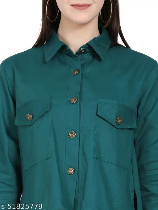 Trendy solid net women's coat, long sleeves, sizes S-XXL, India origin