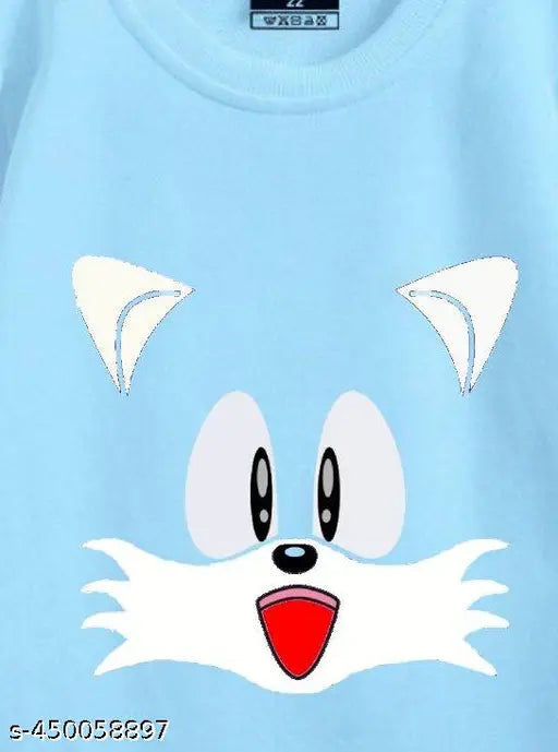 Russian Swag Kids Sweatshirt Sky Color, cotton blend long sleeves printed design for active play or lounging