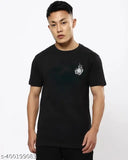 Dragon Back Printed Half Mens Cotton-Blend Tshirts, breathable and comfortable, available in multiple colors. Polyester sleeves, short sleeves, casual wear, machine washable. Made in India