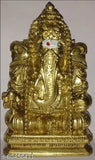9 cm poly resin Ganesh idol, Pillayarpatti Vinayagar / Karpaga Vinayagar, Hindu deity figurine