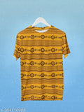 Trendy polyester t-shirt with quirky "Jai Shri Ram Bageshwar Dham Mahadev" design, available in multiple sizes (S, M, L, XL, XXL) for men, made in India