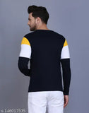 Cryptic men's long-sleeve cotton blend T-shirt, rich biowashed design with a trendy style, great fitting and comfortable feel